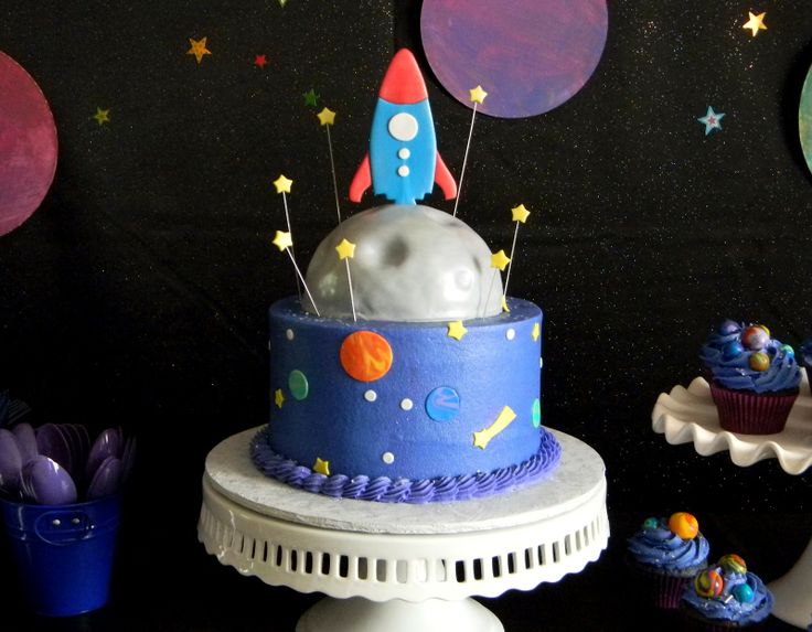 Space Birthday Cake