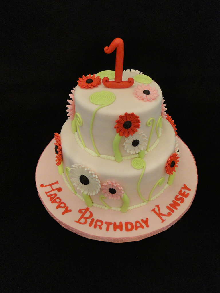 Sunflower Birthday Cake