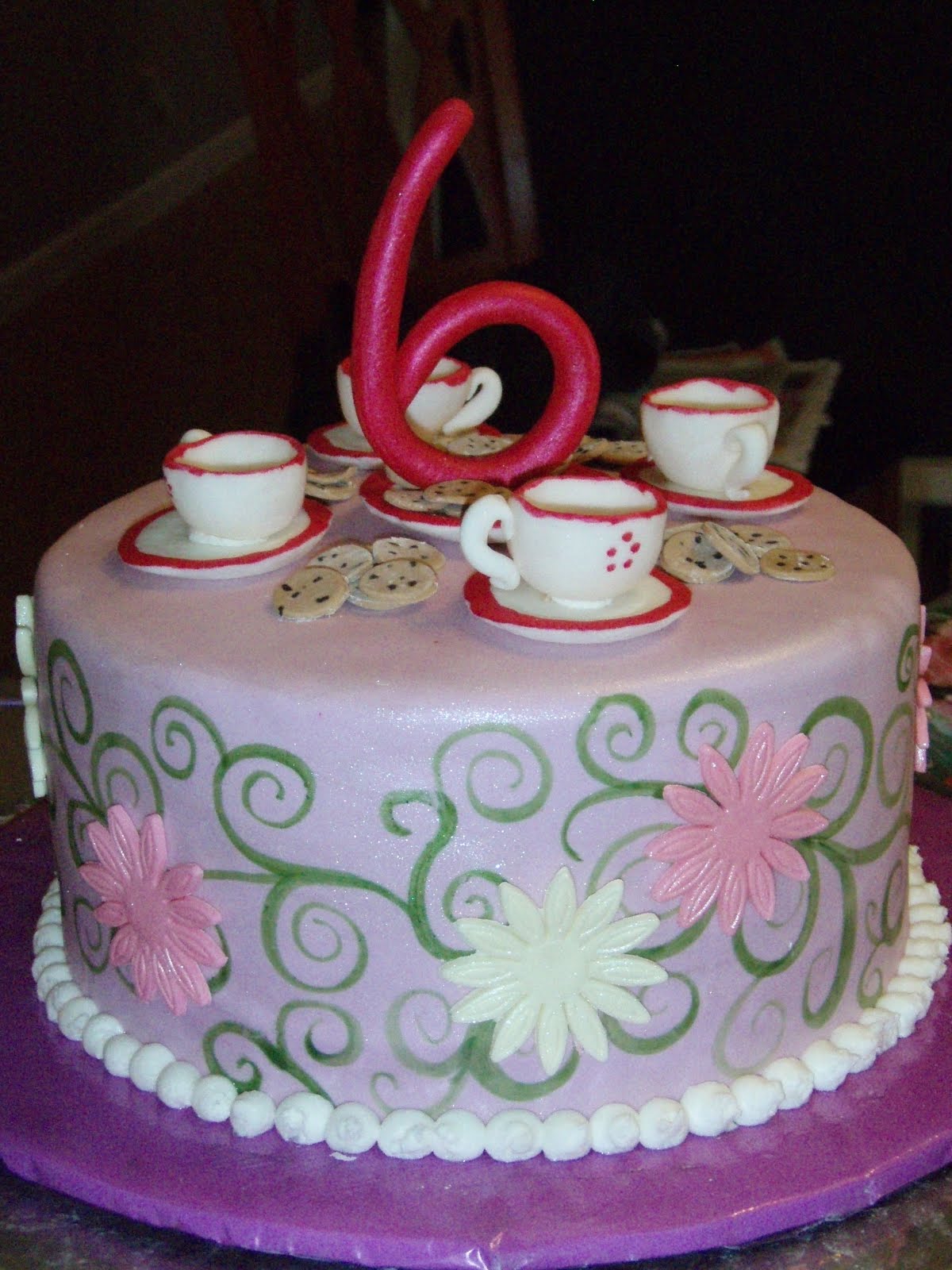 Tea Party Birthday Cake Ideas