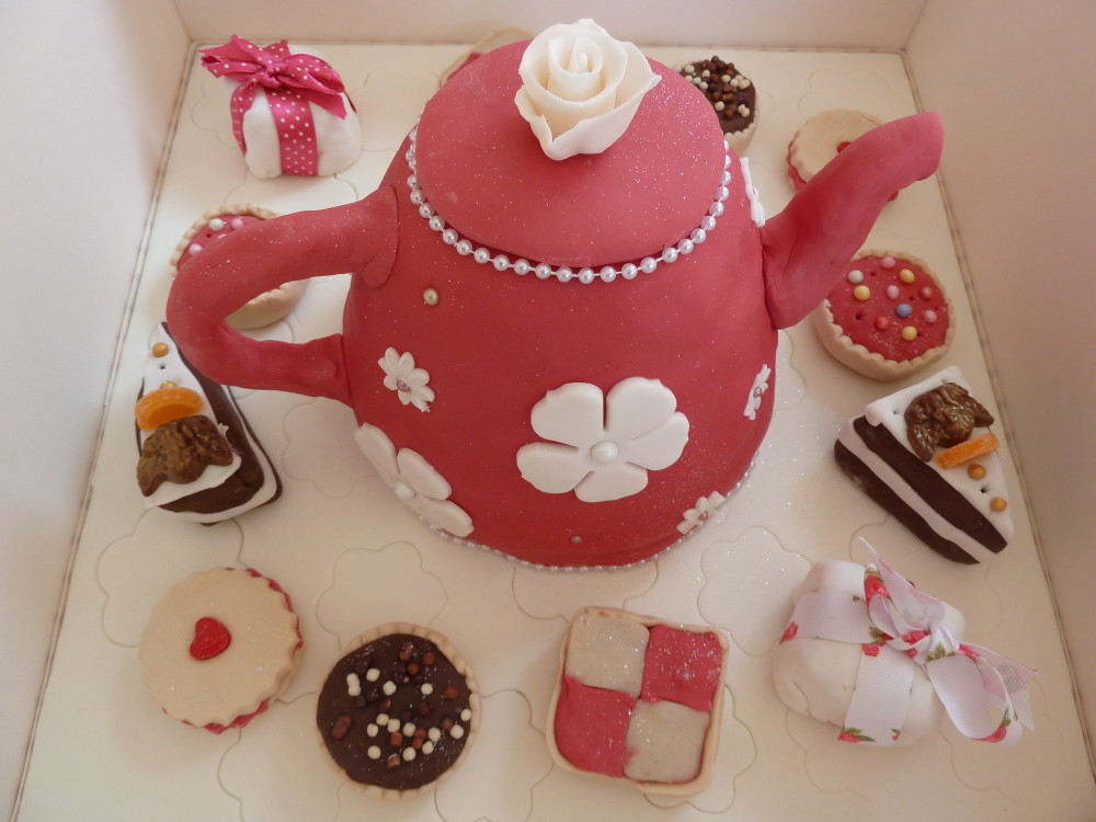 Tea Party Birthday Cake