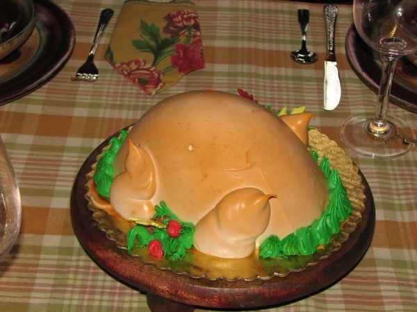 Thanksgiving Turkey Cake