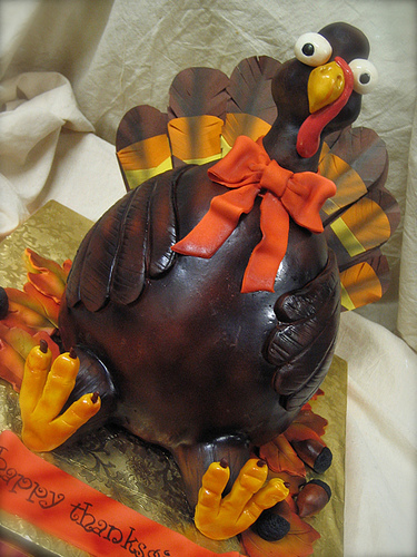 Thanksgiving Turkey Cake