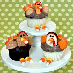 Turkey Cup Cakes Turkey Cup Cakes