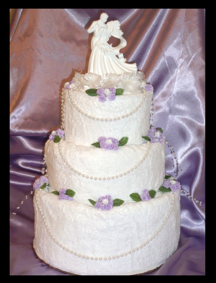 Unique Wedding Towel Cake Unique Wedding Towel Cake