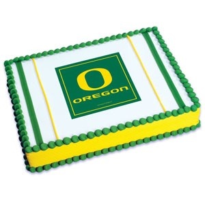 University of Oregon Birthday Cake