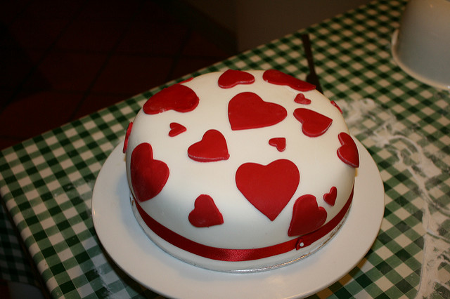 Valentine Heart Red Velvet Cake
