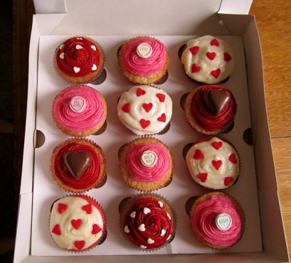 Valentine's Day Box Cupcake