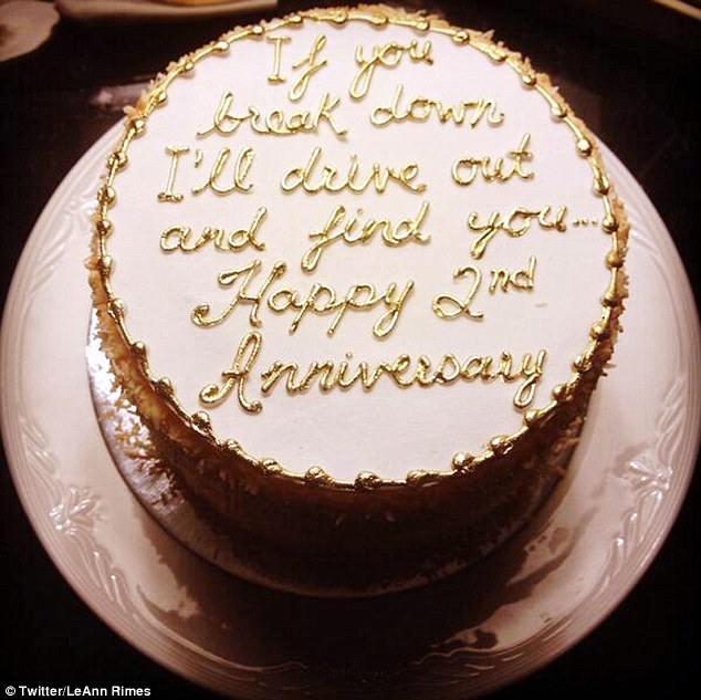 Wedding Anniversary Cake Message