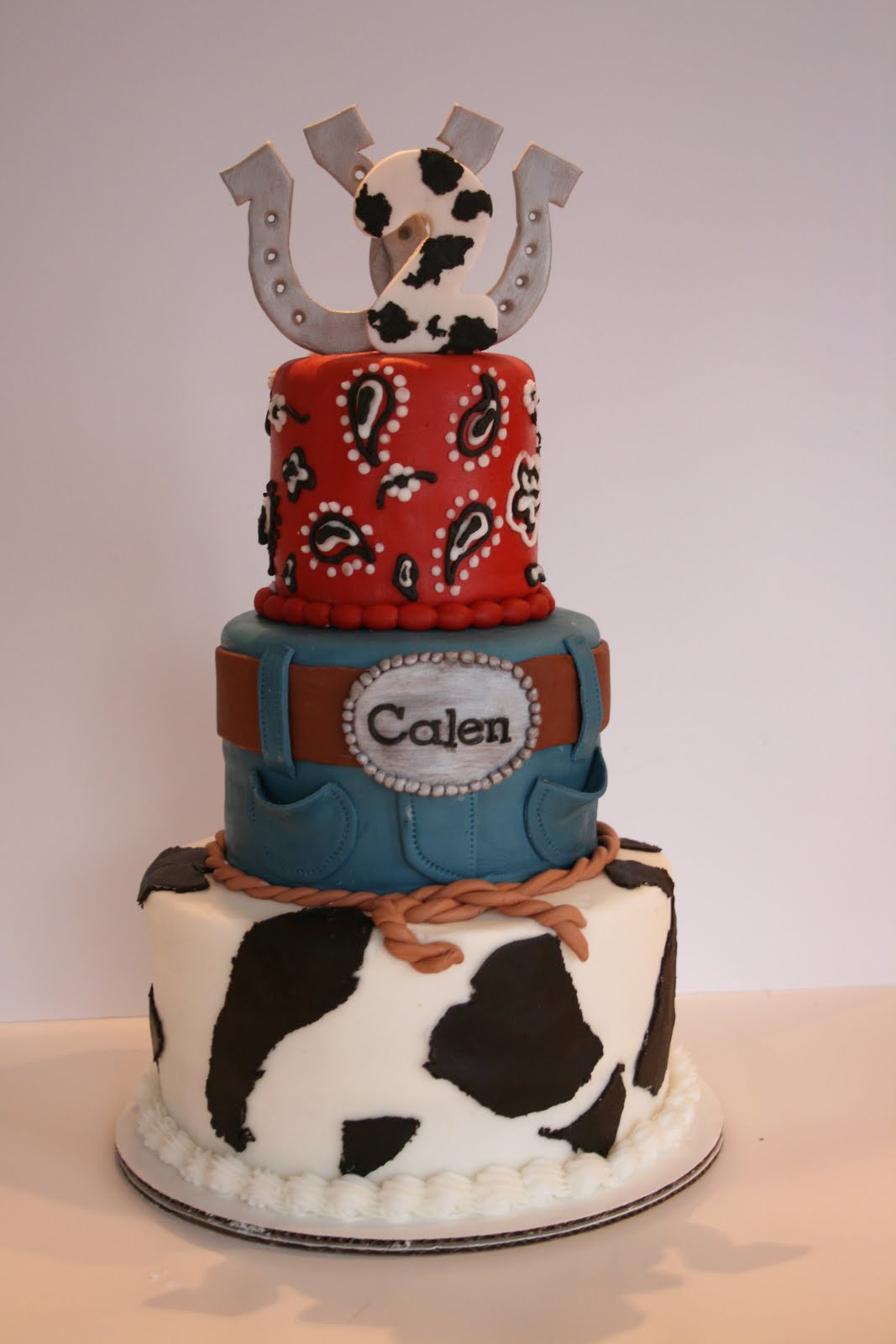 Western Cowboy Birthday Cake