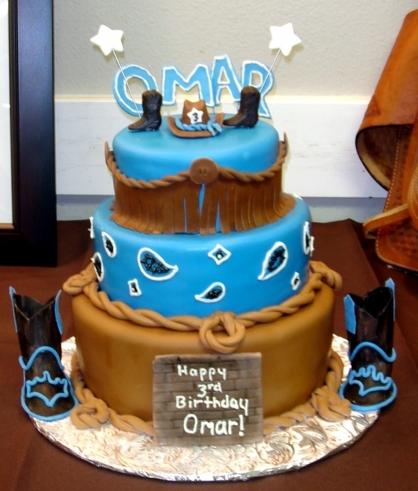 Western Cowboy Birthday Cake Western Cowboy Birthday Cake