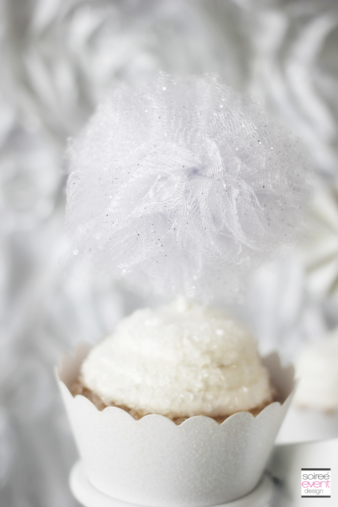 White Tulle Bridal Shower Dress