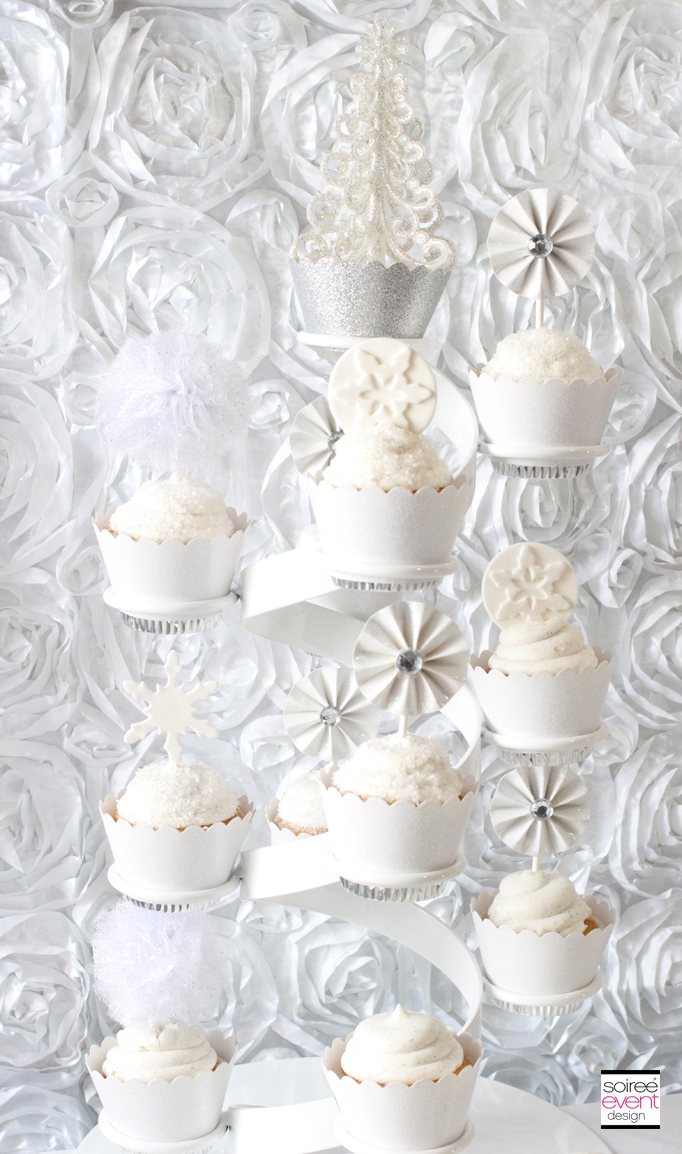 Winter Bridal Shower Cupcakes Winter Bridal Shower Cupcakes