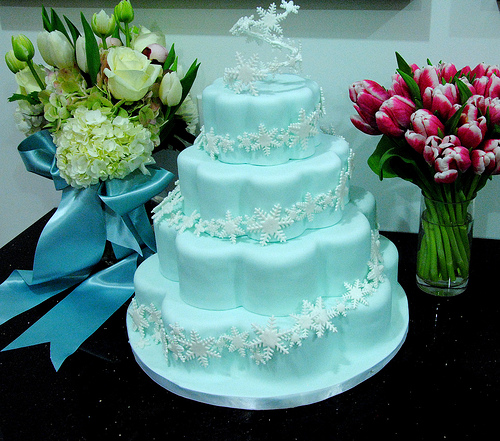 Winter Wonderland Wedding Cake Winter Wonderland Wedding Cake