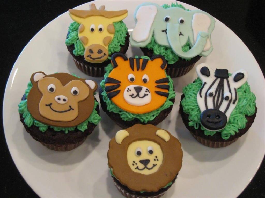 Zoo Animal Cupcakes Zoo Animal Cupcakes