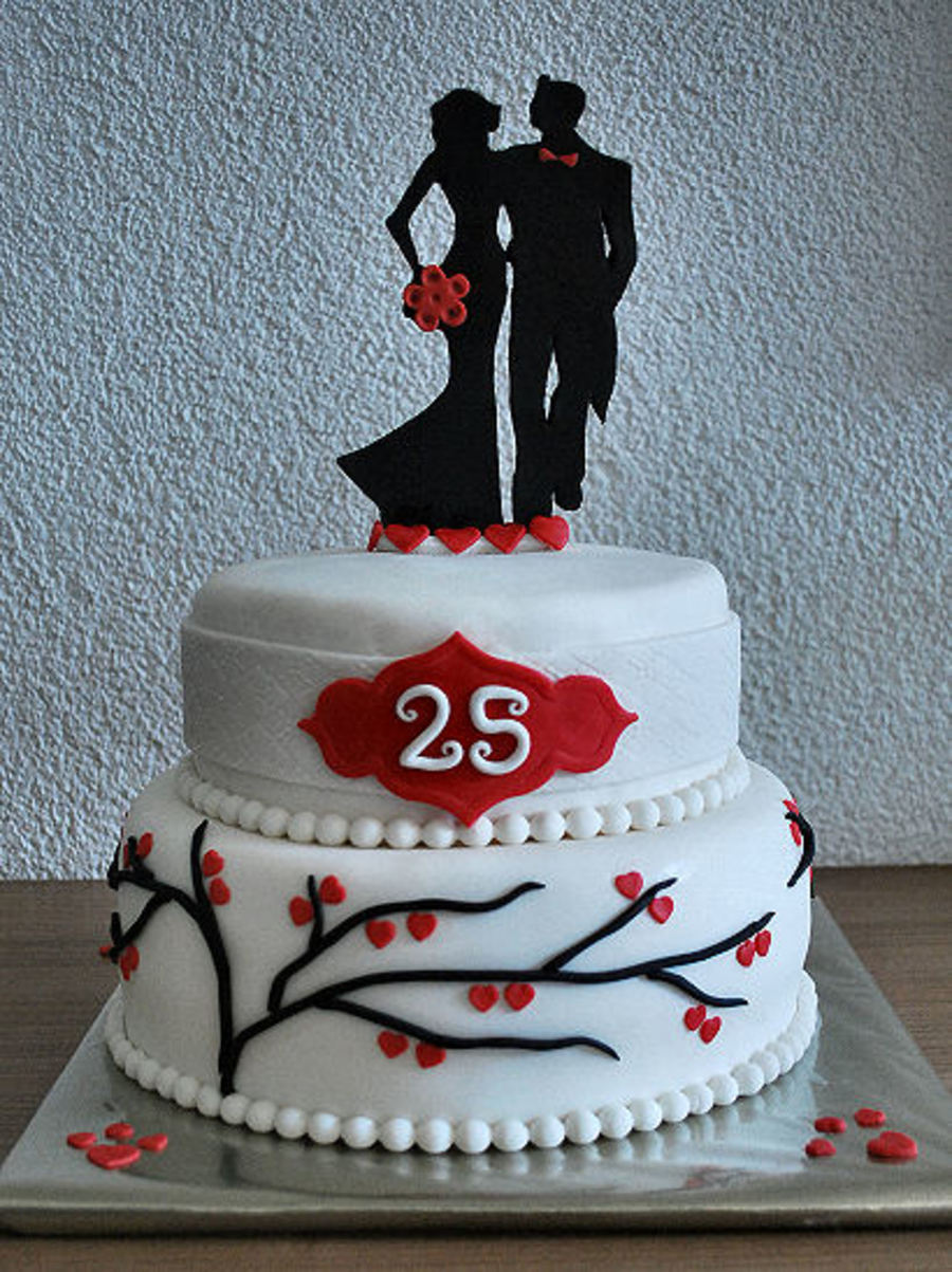 25th Wedding Anniversary Cake 25th Wedding Anniversary Cake