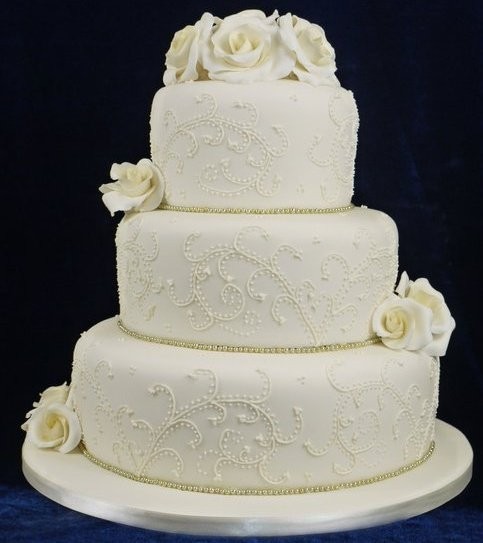 3 Tier Wedding Cakes for 150 People