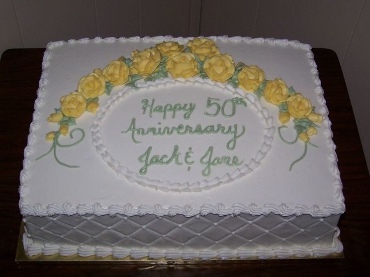 50th Wedding Anniversary Cake Buttercream 50th Wedding Anniversary Cake Buttercream