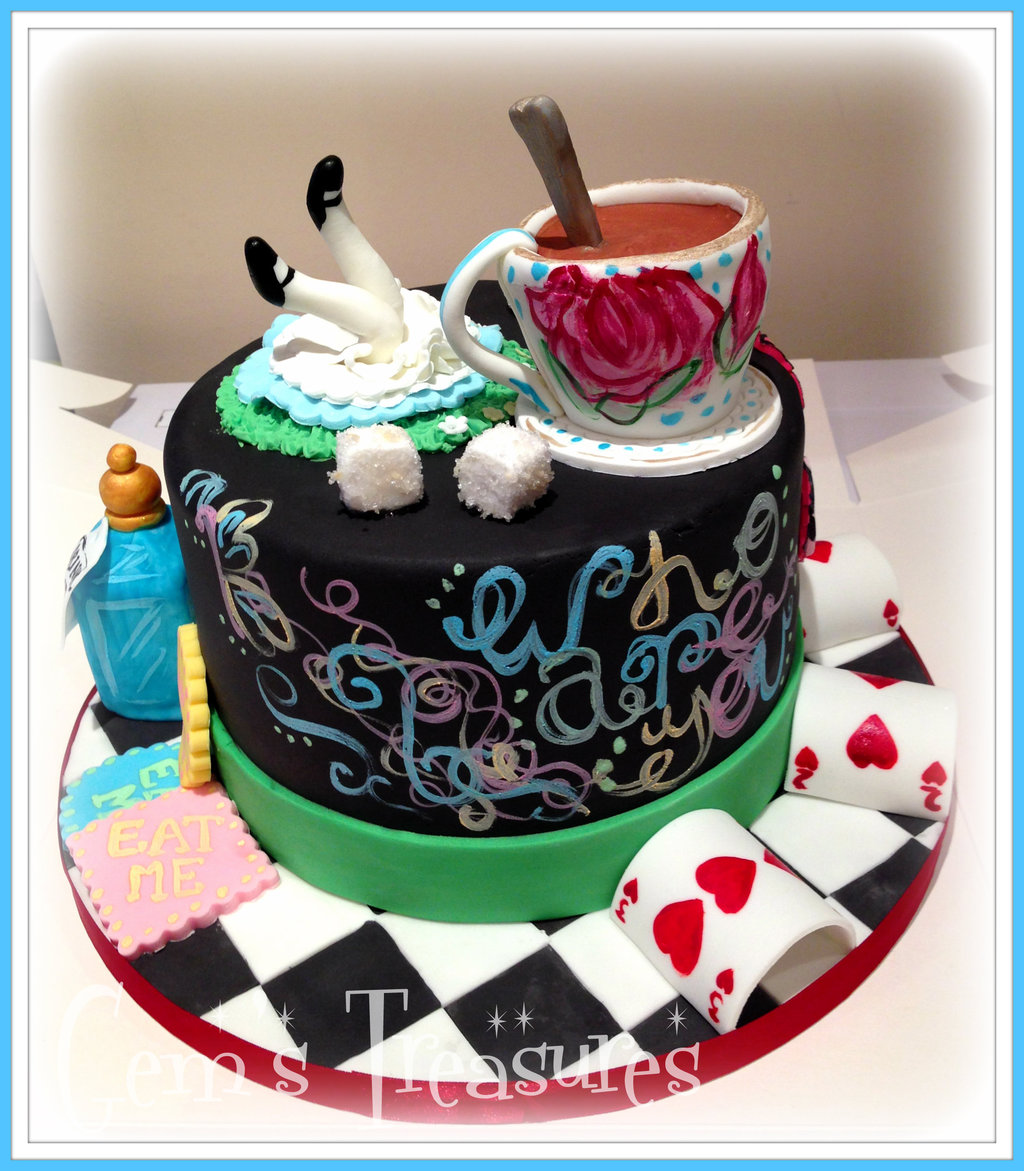 Alice and Wonderland Cake