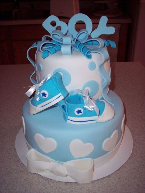 Baby Boy Shower Cake Idea