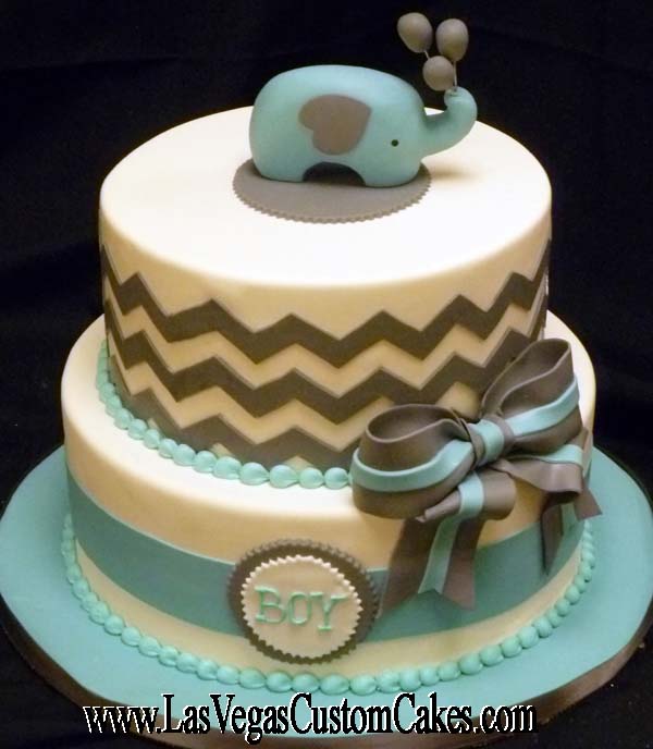 Baby Boy Shower Cake