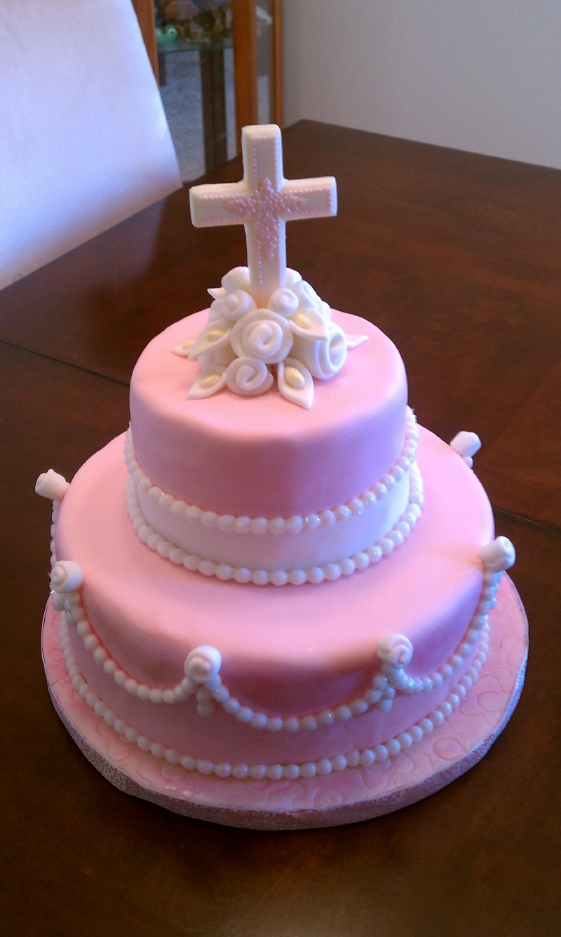 Baby Jennifer's Baptism - Buttercream