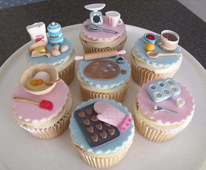 Baking Themed Birthday Cake Baking Themed Birthday Cake