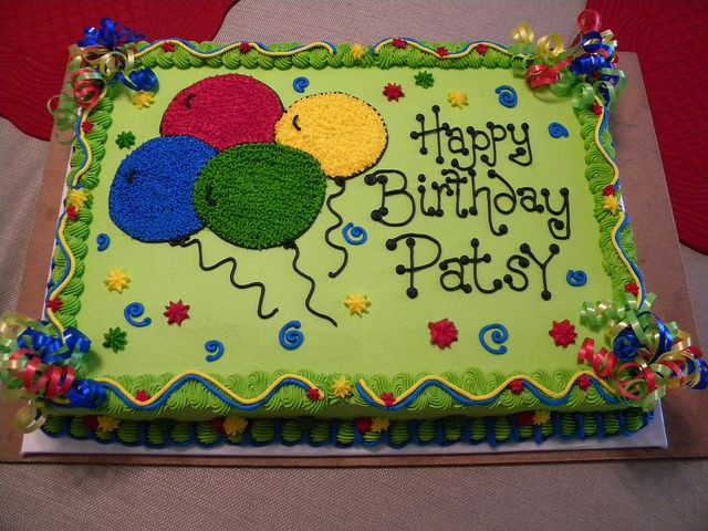 Balloon Birthday Cake Idea