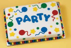 Balloon Party Cake