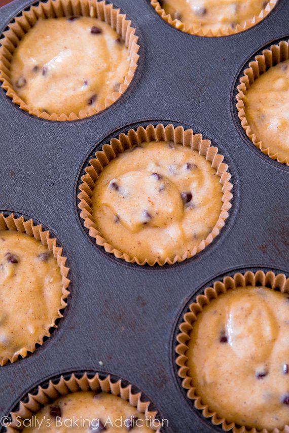 Banana Cupcakes with Chocolate Chips