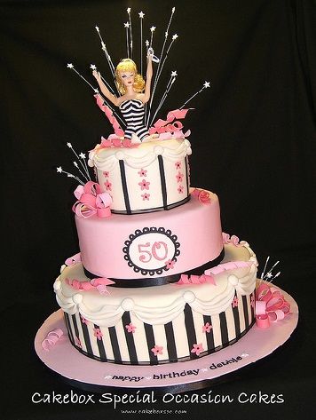 Barbie 50th Birthday Cake Barbie 50th Birthday Cake
