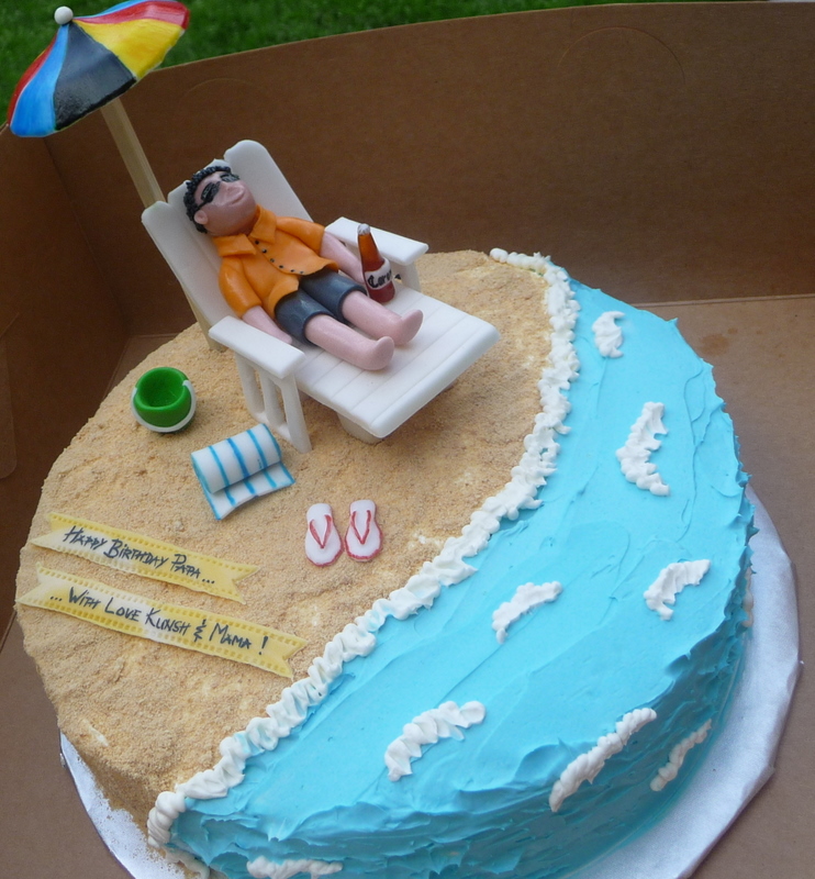 Beach Theme Cake Beach Theme Cake