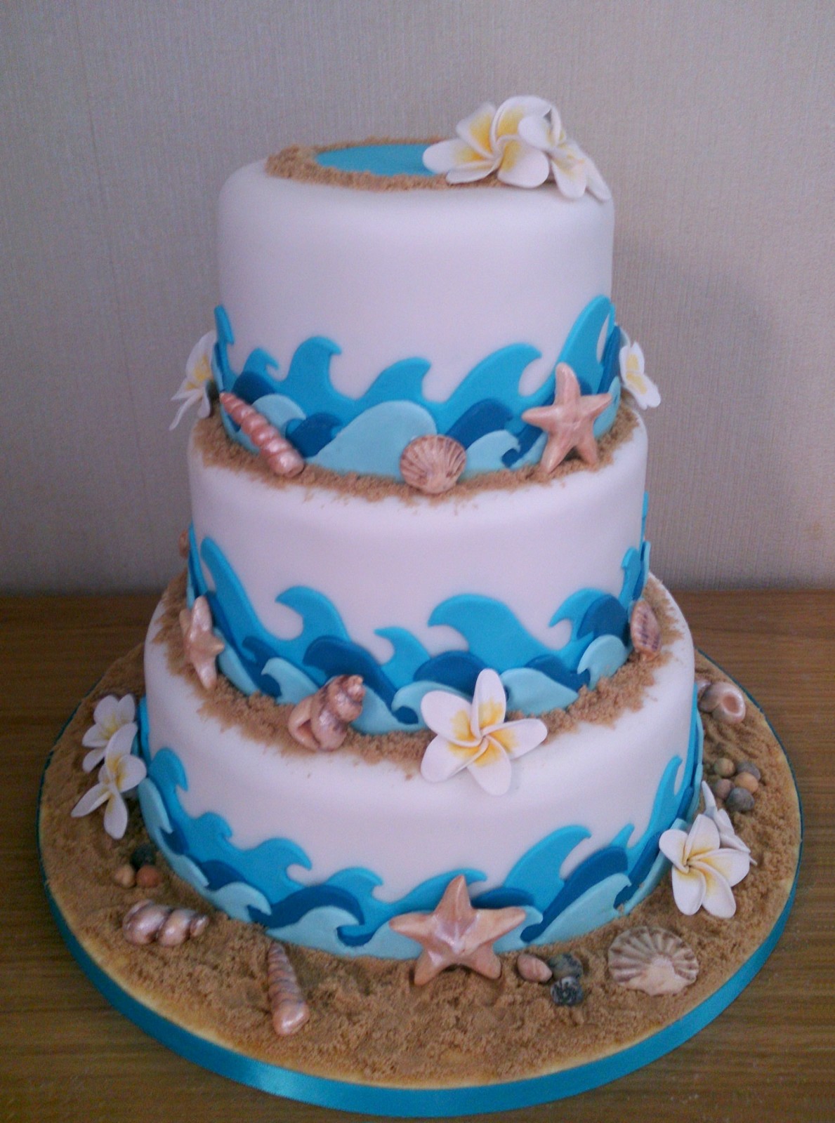 Beach Wedding Cake