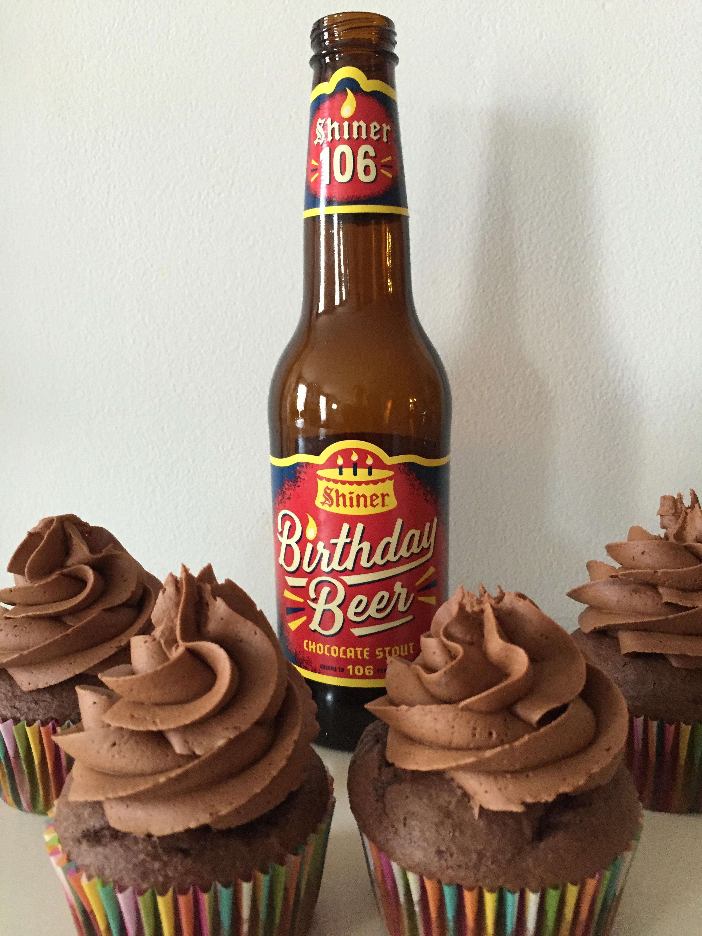 Beer Birthday Cupcakes