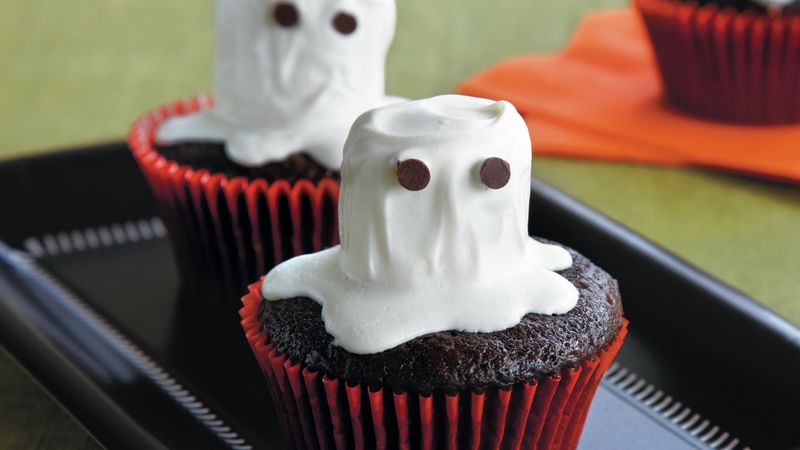 Betty Crocker Halloween Cupcakes Ghost