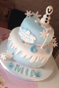 Birthday Cake Frozen Olaf