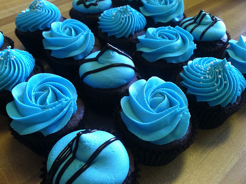 Blue Berry Cupcakes