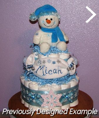 Boy Baby Shower Diaper Cake