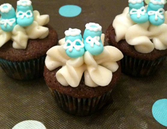Boy Baby Shower Mini Cupcakes