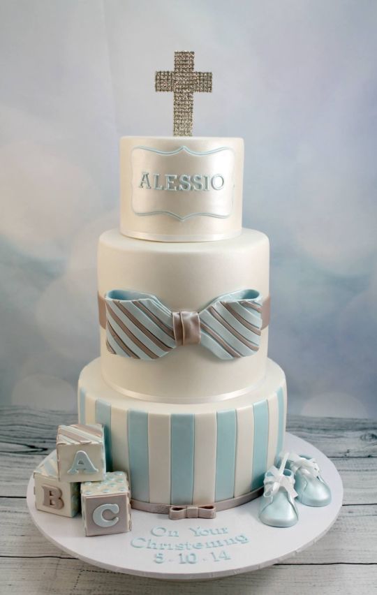 7 Photos of Blue Baptism Cakes For Boys 7 Photos of Blue Baptism Cakes For Boys