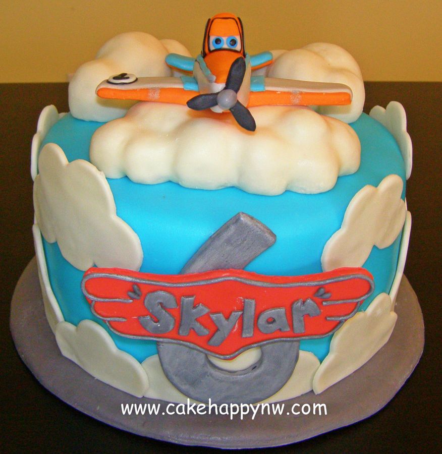 Boys Plane Birthday Cake