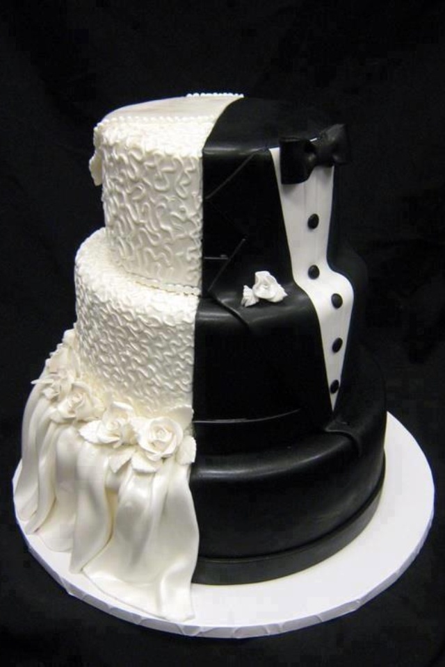 Bride Groom Wedding Cake