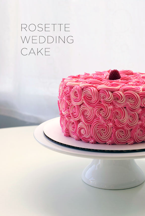 Buttercream Rosette Wedding Cake