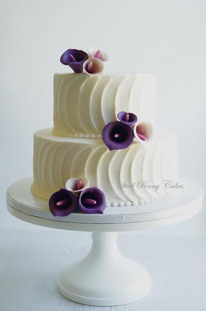 Calla Lilies in Wedding Cake