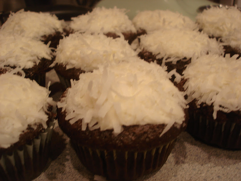 Chocolate Coconut Cupcakes Chocolate Coconut Cupcakes