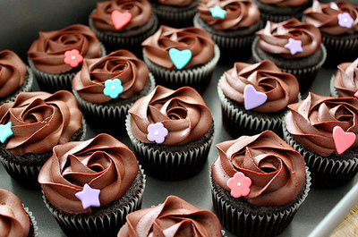 Chocolate Cupcakes with Icing