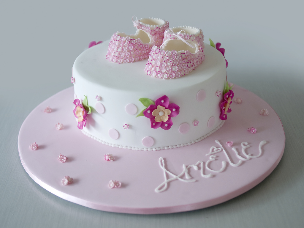 Christening Cake Ideas for Girls