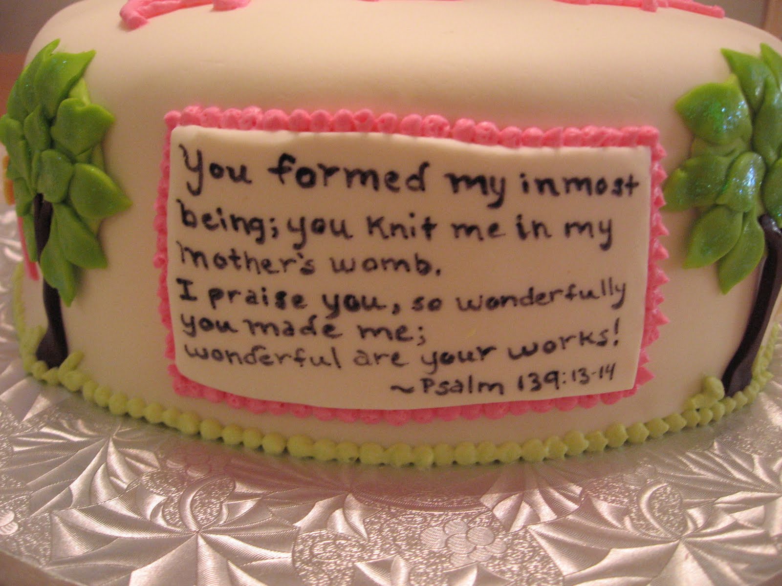 Christian Baby Shower Cake Christian Baby Shower Cake