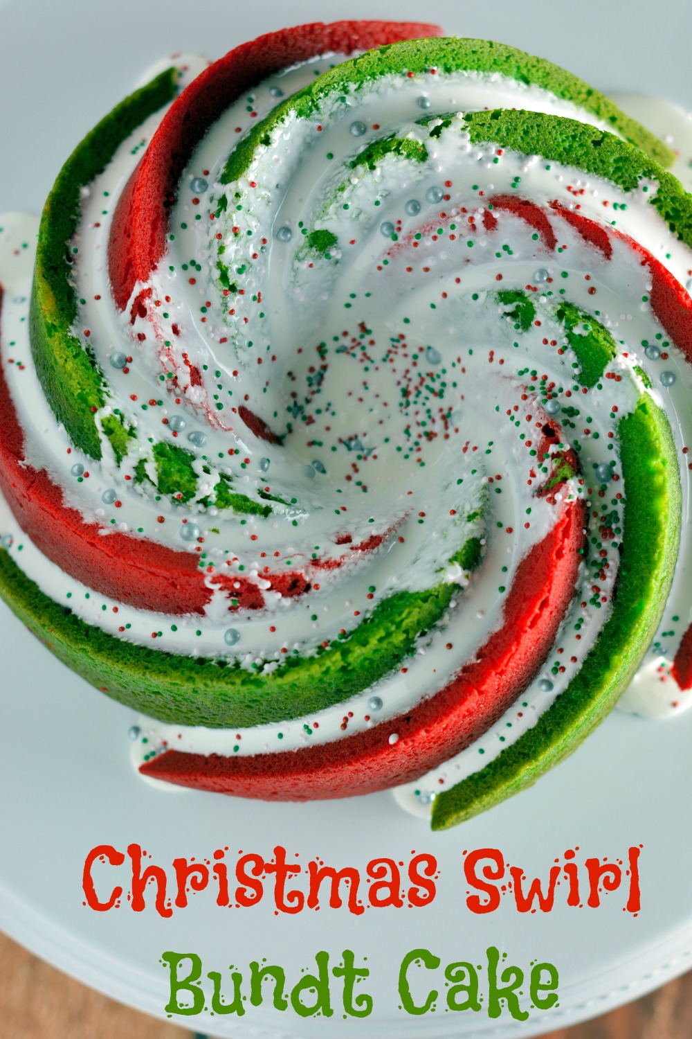 Christmas Swirl Bundt Cake
