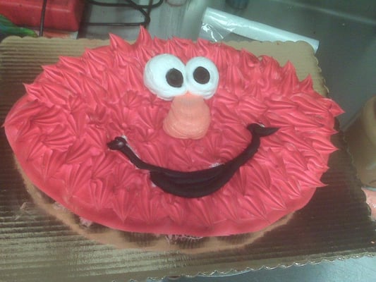 Cookie Monster Pull Apart Cupcake Cake