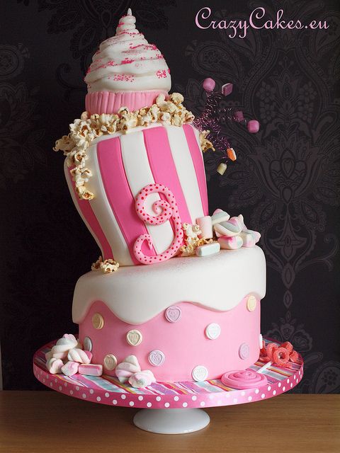 Crazy Birthday Cake Pink